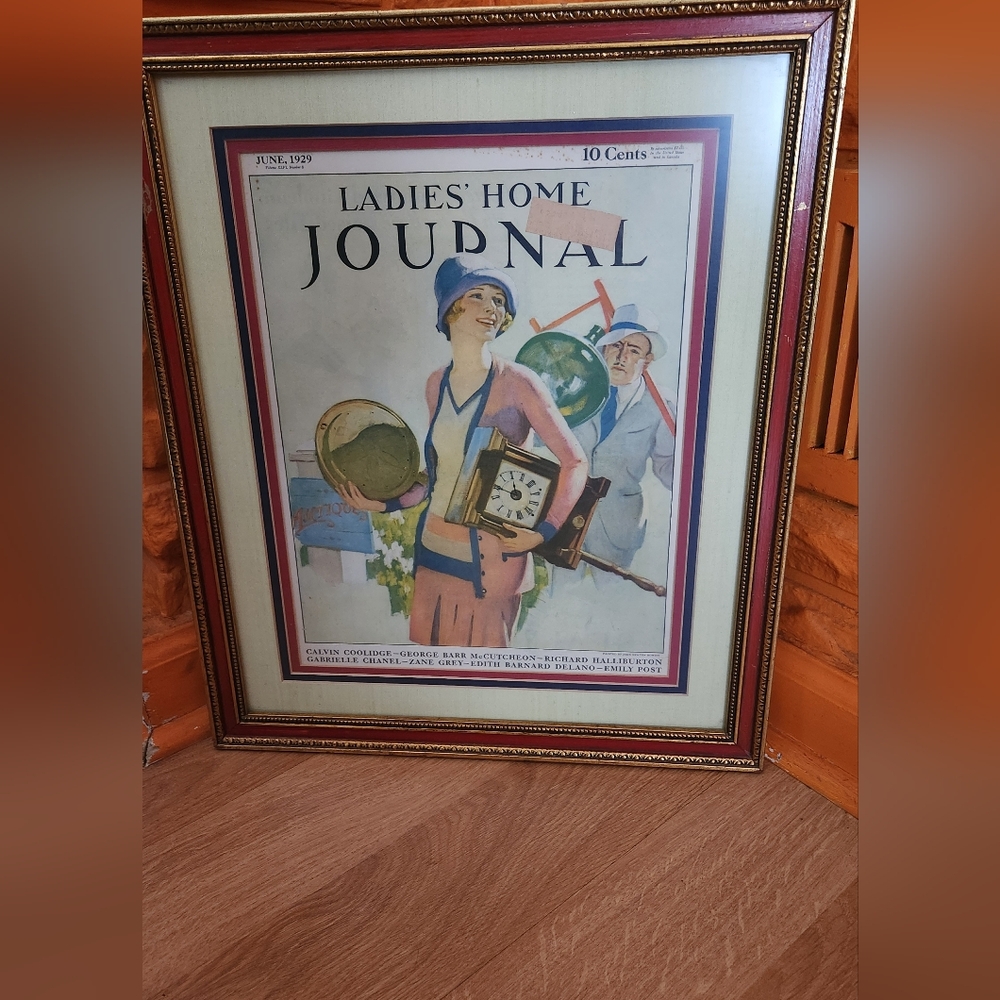 Wall art 15'×18" Ladies home journal"cover
